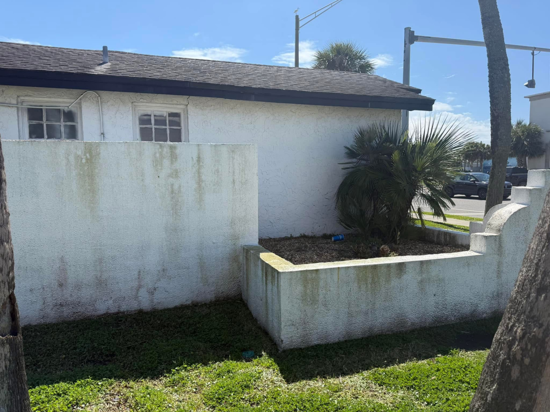 Building Soft Wash - before